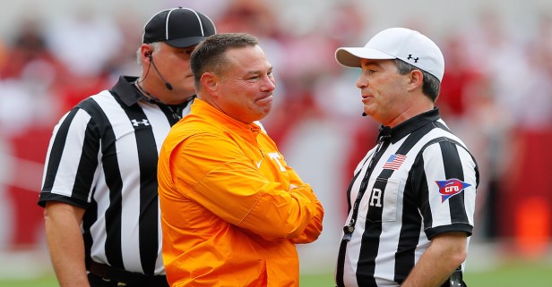 Former Tennessee head coach Butch Jones in talks to join national championship contender