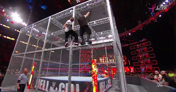 WWE Hell in a Cell 2017 Results: McMahon leaps, new champions crowned, Mahal survives