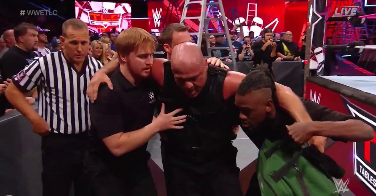 WWE TLC main event: Kurt Angle returns to the ring with The Shield vs. Kane, Miz, The Bar and Braun Strowman