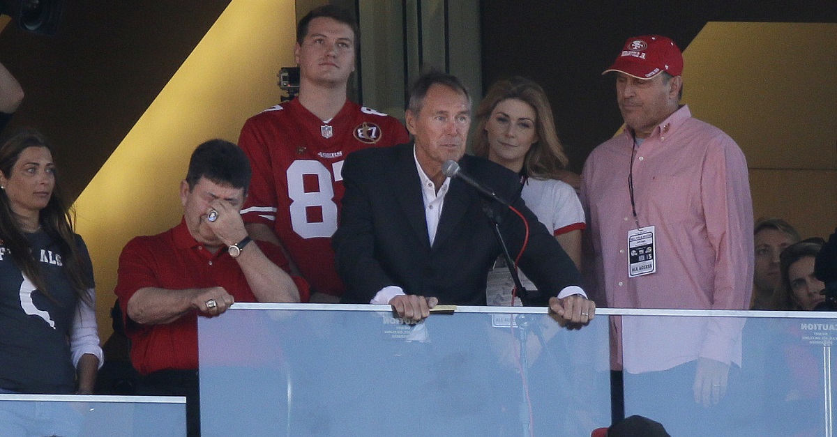 Dwight Clark speech at Levi's Stadium 