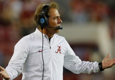 Nick Saban accidentally takes a shot at one of his SEC opponents