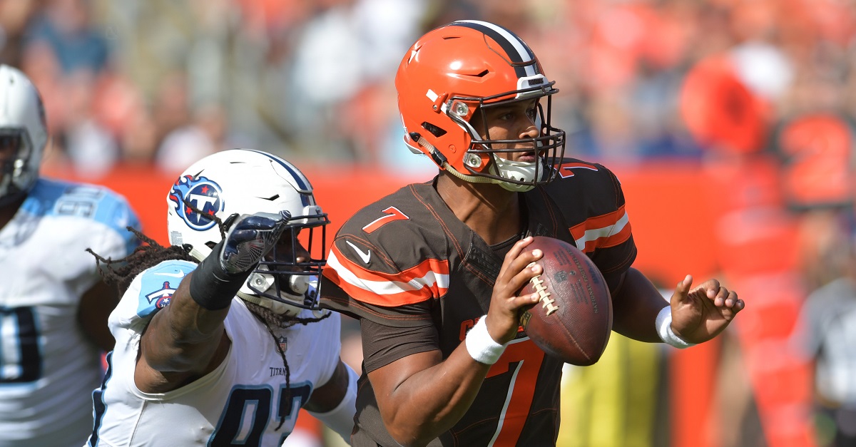 Browns make their third quarterback change in just two weeks