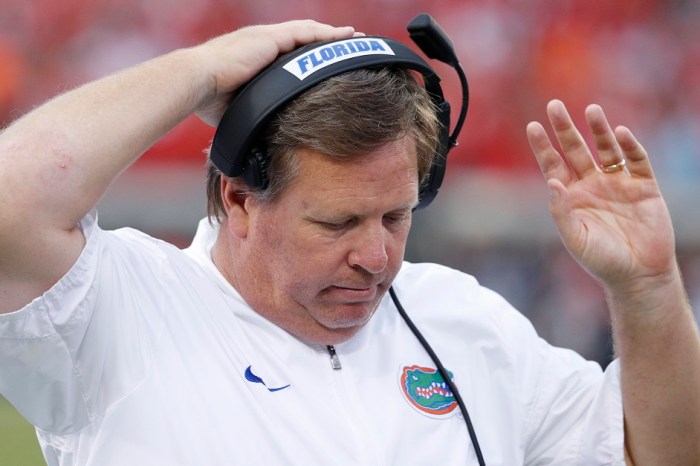 Jim McElwain’s new Michigan bio is definitely lying about his time at Florida