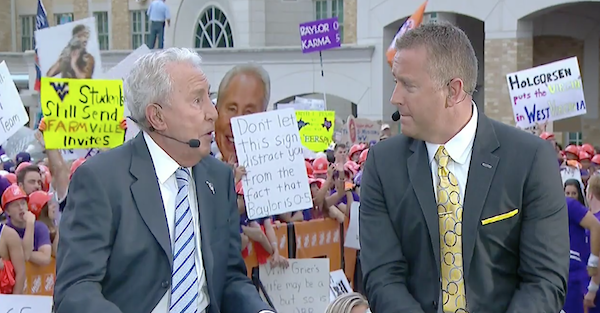 Lee Corso admits why one coach on the hot seat will be “retained for one more year”