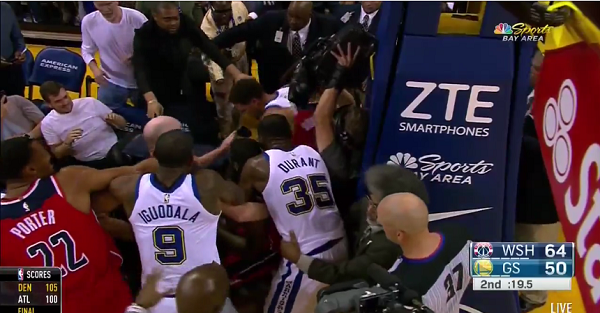Former Finals champion ejected after getting into a brawl with opposing player