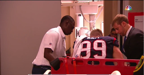Four-time Pro Bowler J.J. Watt gets devastating news after being carted off field on SNF