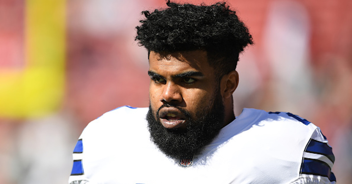 Slumping Dallas Cowboys have reached a franchise low in Ezekiel Elliott ...