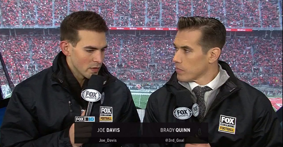 Brady Quinn makes absurd statement about the College 