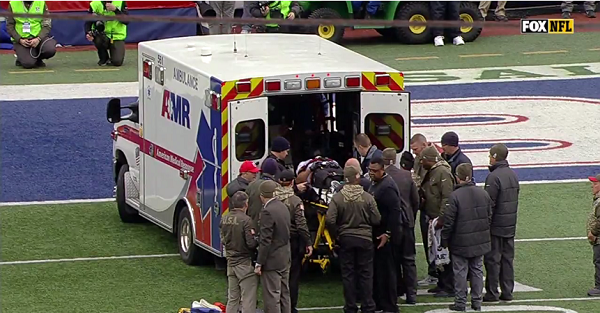 Injury details emerge on NFL player who had to be taken off the