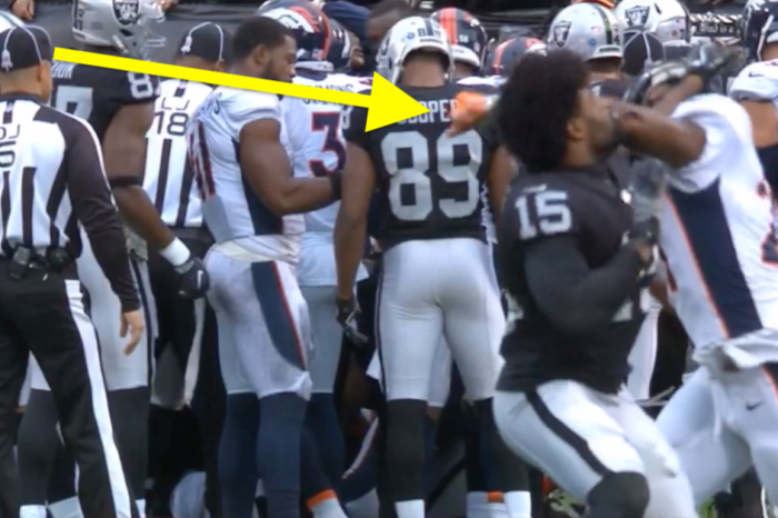 Punches thrown, 3 players ejected in wild on-field Broncos-Raiders brawl