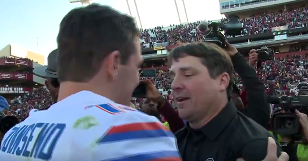 South Carolina coach Will Muschamp shows he’s all class after win over his former team