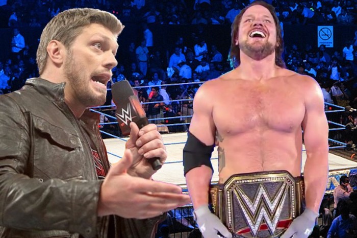 Hall of Famer Edge speculates on why WWE flipped title from Jinder Mahal to AJ Styles