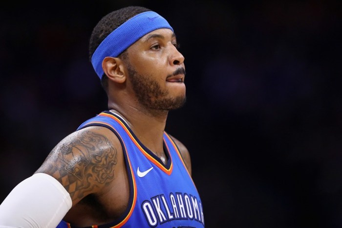 Carmelo Anthony was reportedly planning on joining a “super team” last summer