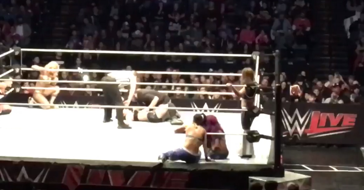 Update emerges after a former champion was injured at a WWE live event