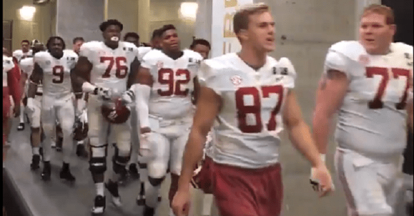 Alabama player apparently yelled “F*** Trump” just before National Championship game