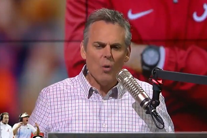 FOX Sports’ Colin Cowherd calls his shot on the national title game