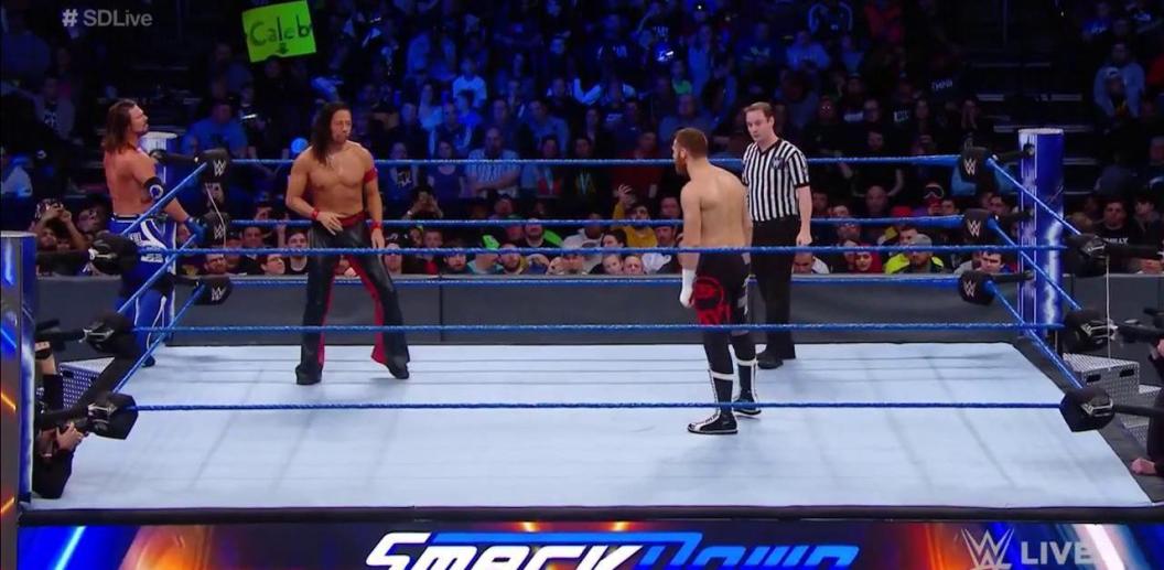 Sami Zayn Kevin Owens Shinsuke Nakamura AJ Styles 1/30/18