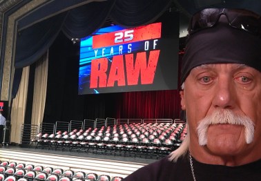 Hulk Hogan sent an emotional message after watching Raw's 25th anniversary go off the air