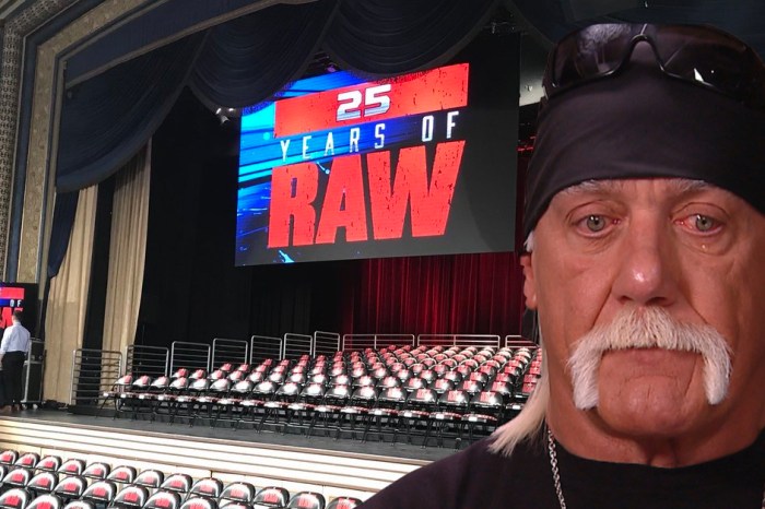 Hulk Hogan sent an emotional message after watching Raw’s 25th anniversary go off the air