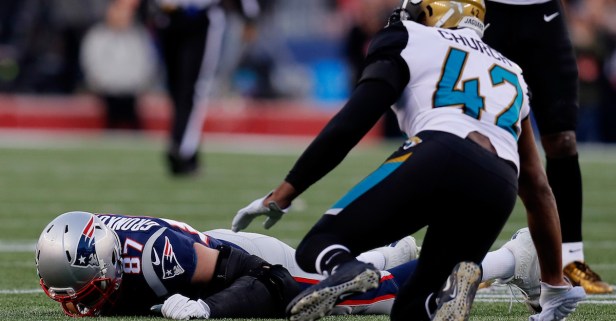 Here’s the latest on Rob Gronkowski after he was knocked out of AFC title game with a concussion