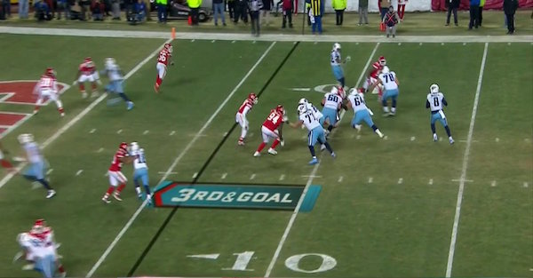Marcus Mariota scores historic TD in his first playoff appearance