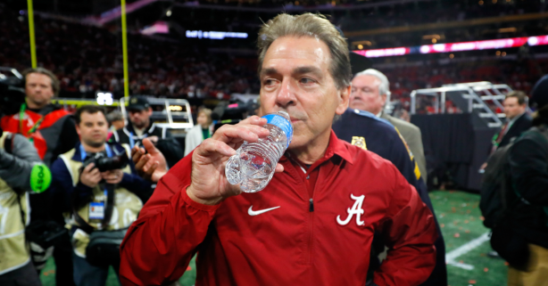 Nick Saban acknowledges QB battle for first time since CFB National Championship