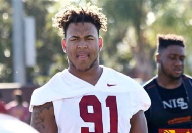 Former four-star and USC DL Noah Jefferson is down to two schools in his transfer