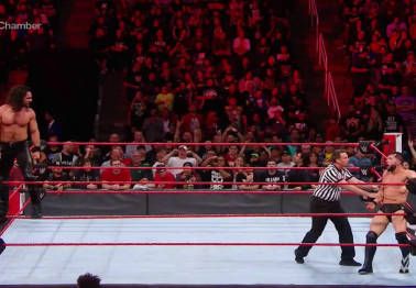 WWE Monday Night Raw results: Seth Rollins and Finn Balor win with tease finish in Elimination Chamber qualifying match