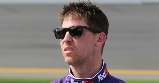 Denny Hamlin fans the flames of a NASCAR feud by clueing in the “idiots”