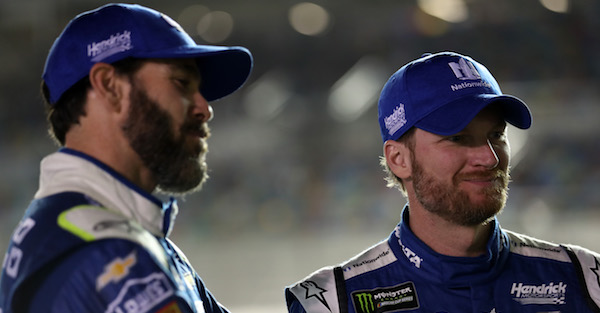 Dale Earnhardt Jr details why he isn’t going to panic about Jimmie Johnson’s slow start — yet