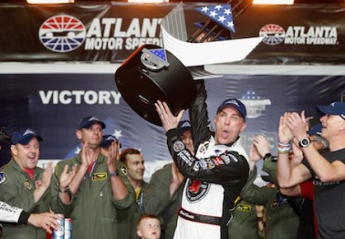Kevin Harvick avoids unfortunate history with an emotional win