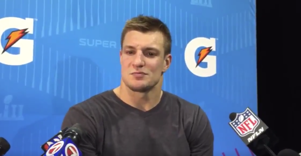 Uncomfortable Rob Gronkowski dropped a stunner on his NFL future after Super Bowl LII loss