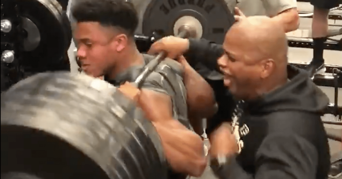 Purdue Freshman Wide Receiver Posts Berserk Mark on the Squat Rack ...