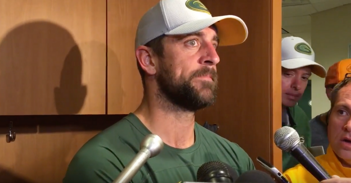 Angry Aaron Rodgers Blasts Receivers For 'Piss Poor' Effort - FanBuzz