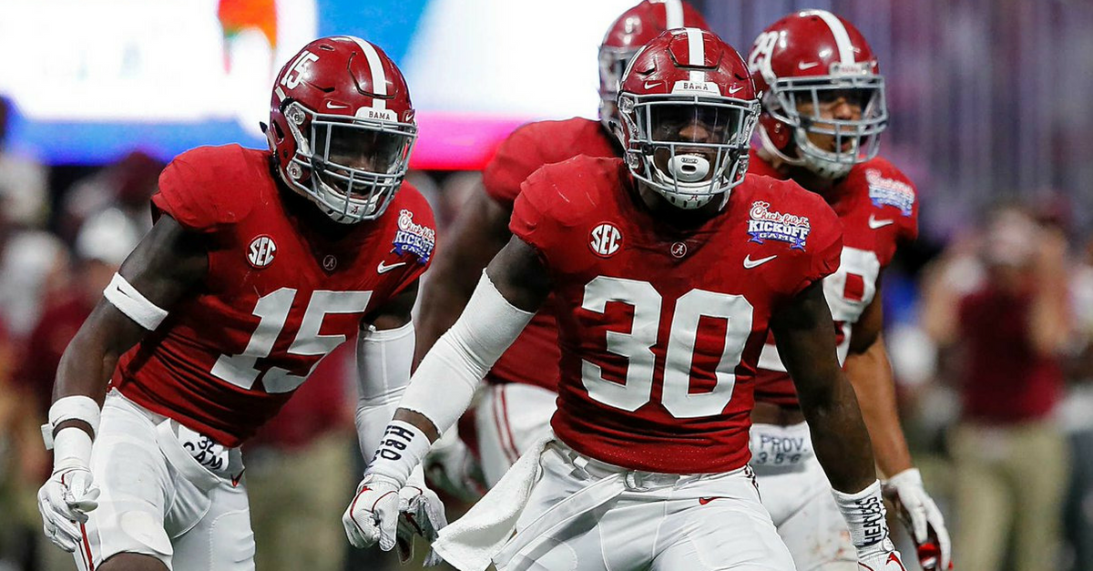 Alabama’s First Depth Chart of the Season is Loaded From Top to Bottom