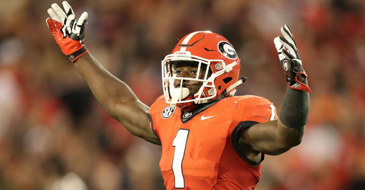 Sony Michel Surprise for UGA-2