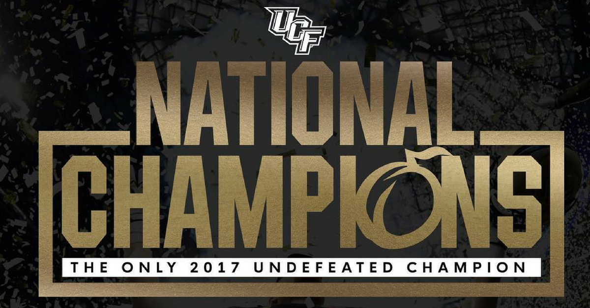 UCF Championship Banner