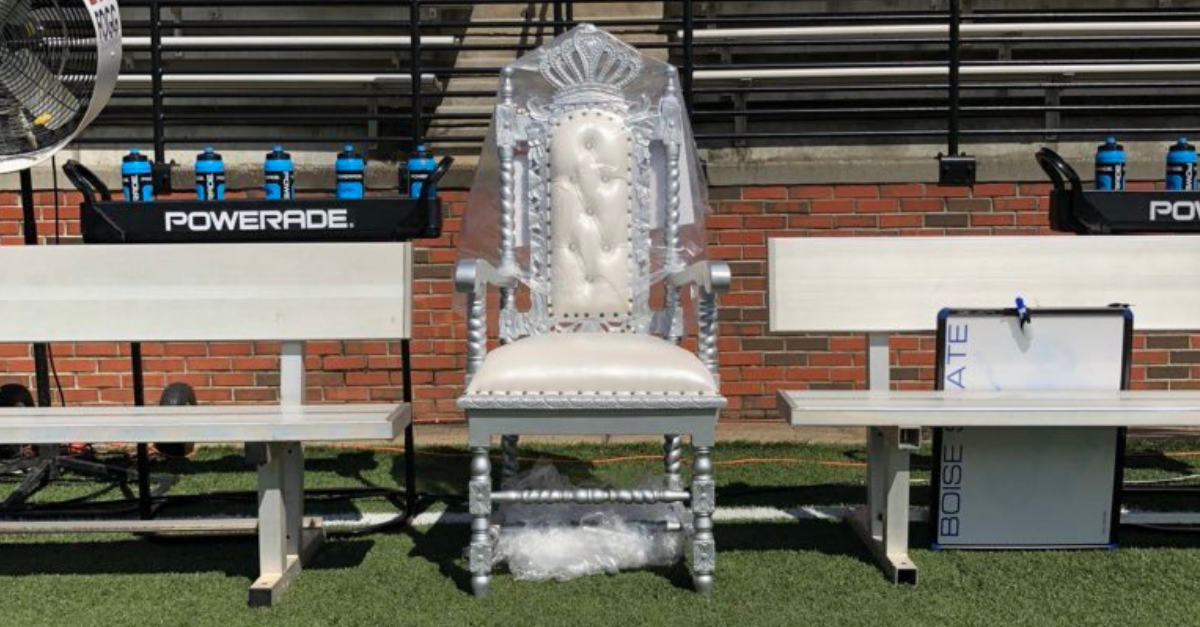 Boise State Turnover Throne
