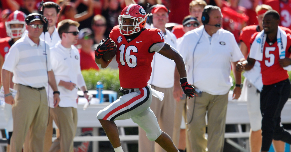 Absurd Speed: Georgia Has 9 Players Who Can Run Faster Than 20 MPH