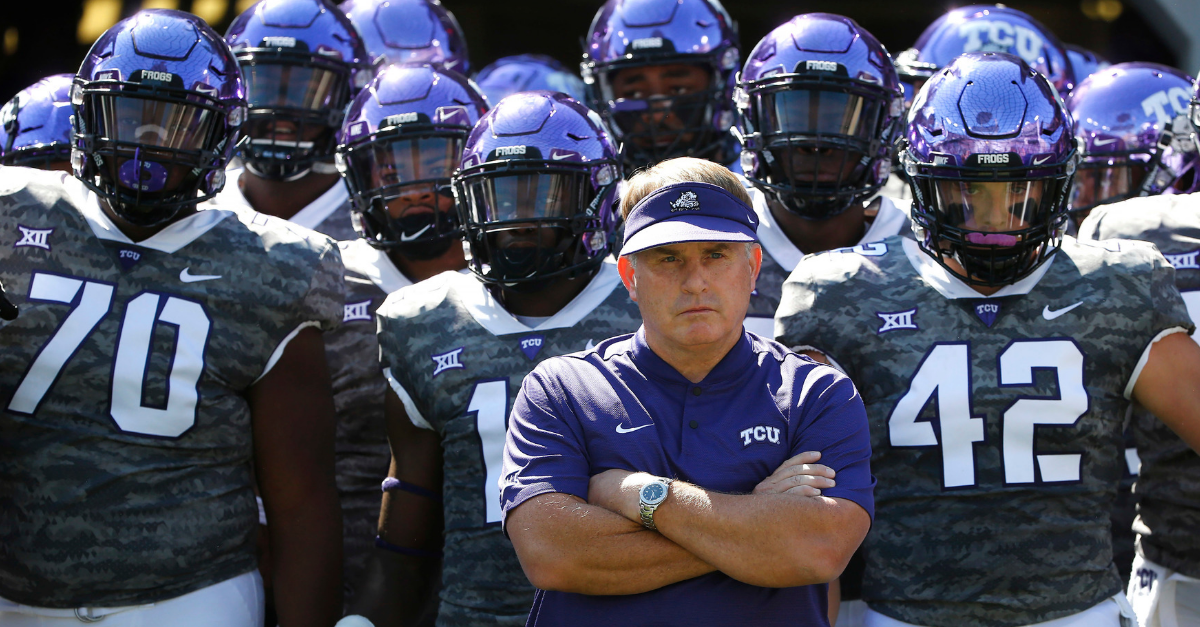 Gary Patterson Blasts Reporter for Calling TCU a “Roster of Rejects”
