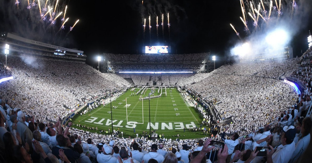 penn state white out poster