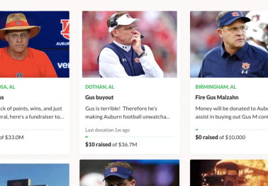 Auburns Fans Are So Fed Up with Malzahn, They're Starting GoFundMe Campaigns