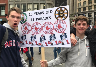 This Young Boston Sports Fan Has Lived Quite a Lucky Life
