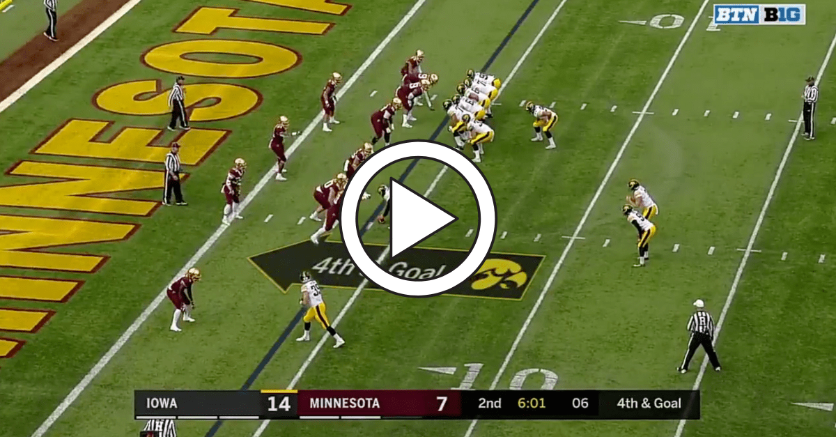 Crazy Formation Creates Trick Play Touchdown for Iowa
