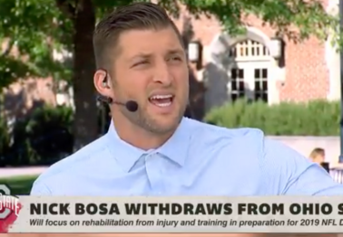 Tim Tebow Gives Passionate Speech on Ohio State's Nick Bosa Leaving School