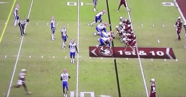 WATCH: Not Even This Gators DB Can Save Florida State From Embarrassing Itself