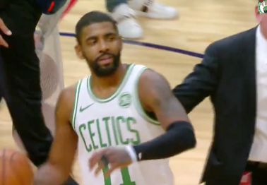 Kyrie Irving Got His Money?s Worth Chucking a Basketball Into the Stands