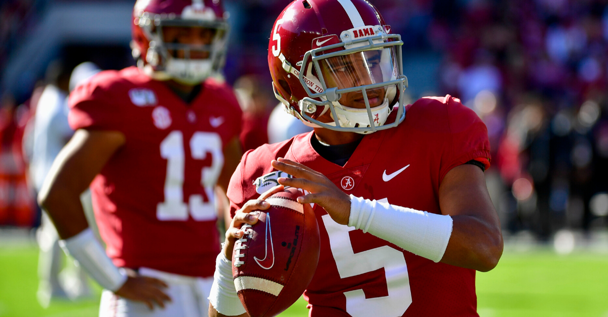 Tua gets help from younger brother Taulia at Alabama