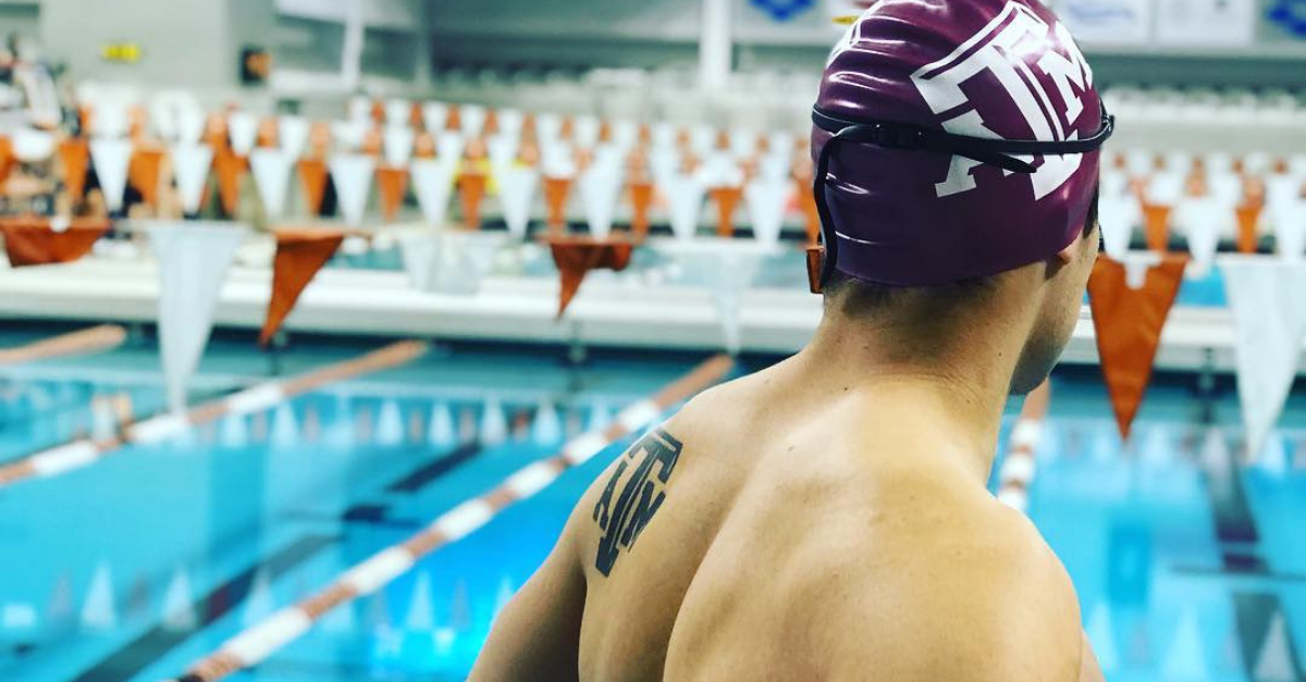 Texas A&M Swimming Schooled in the Pool by Top-Ranked Texas