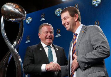 There's 1 Thing Brian Kelly Will Never Beat Dabo Swinney At